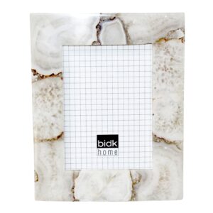 White Agate 5 x 7 Photo Frame by BIDKhome
