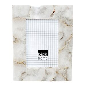 White Agate 4 x 6 Photo Frame by BIDKhome