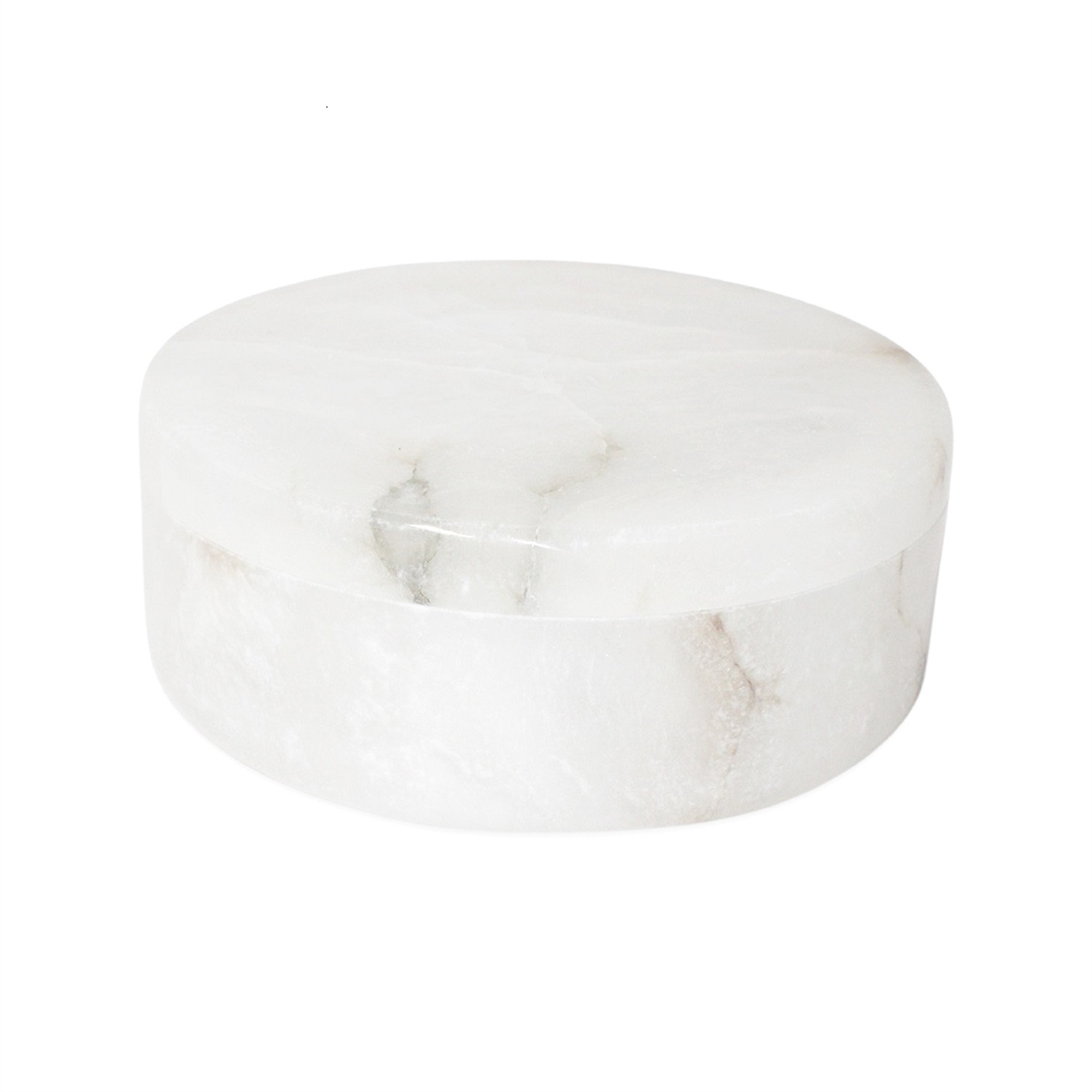 Large Alabaster Votive Box by BIDKhome