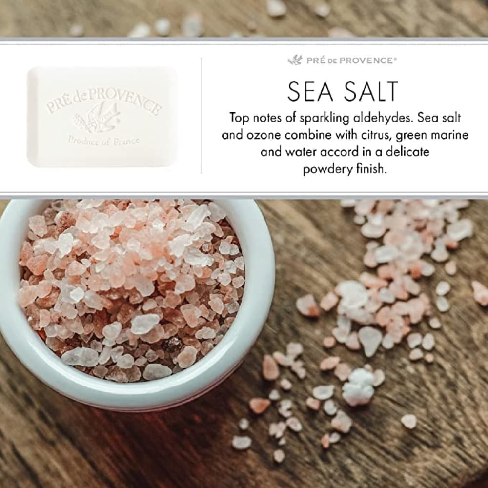 Sea Salt Shea Butter Soap by Pre de Provence - Image 4
