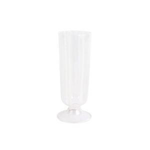 Nuovo Stripe White Champagne Glass by VIETRI