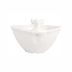 Pietra Natale Figural Deer Deep Bowl by VIETRI