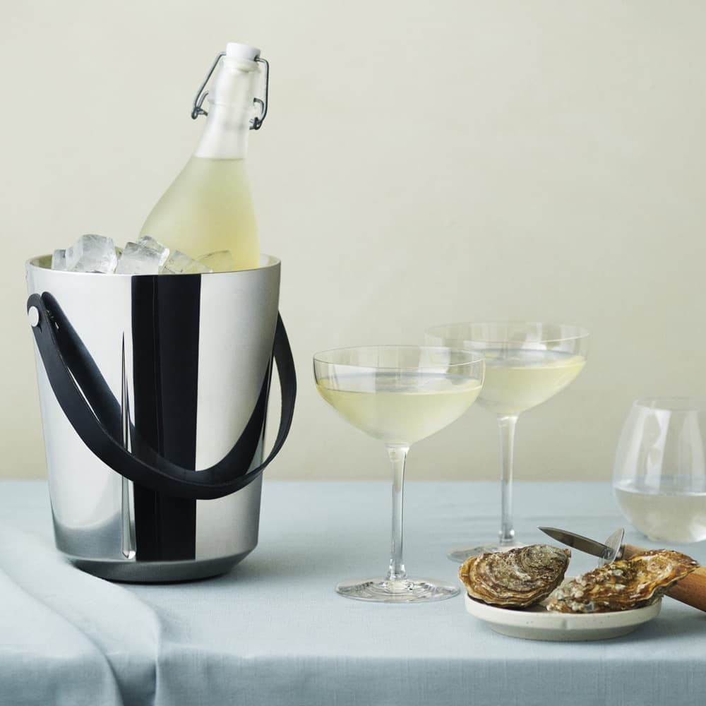 Premium Champagne Glass Design Tom Nybroe Clear 2 Pcs H: 6.5" Ø: 4.9" by Rosendahl - Image 7