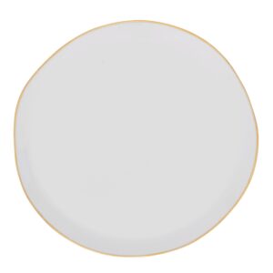 White Good Morning Breakfast Plate 9"d Set of 2 by Urban Nature Culture