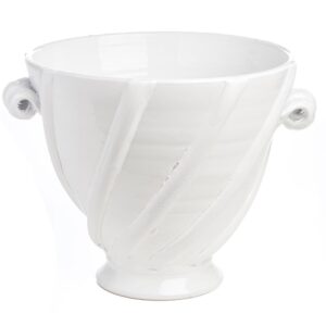 White Ribbon Cachepot by Abigails