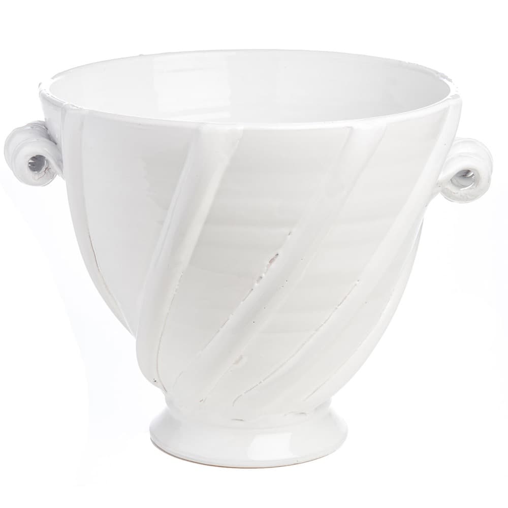 White Ribbon Cachepot by Abigails