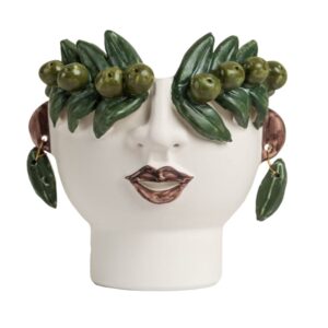 Studio Z Small Head with Olives Cachepot by Abigails