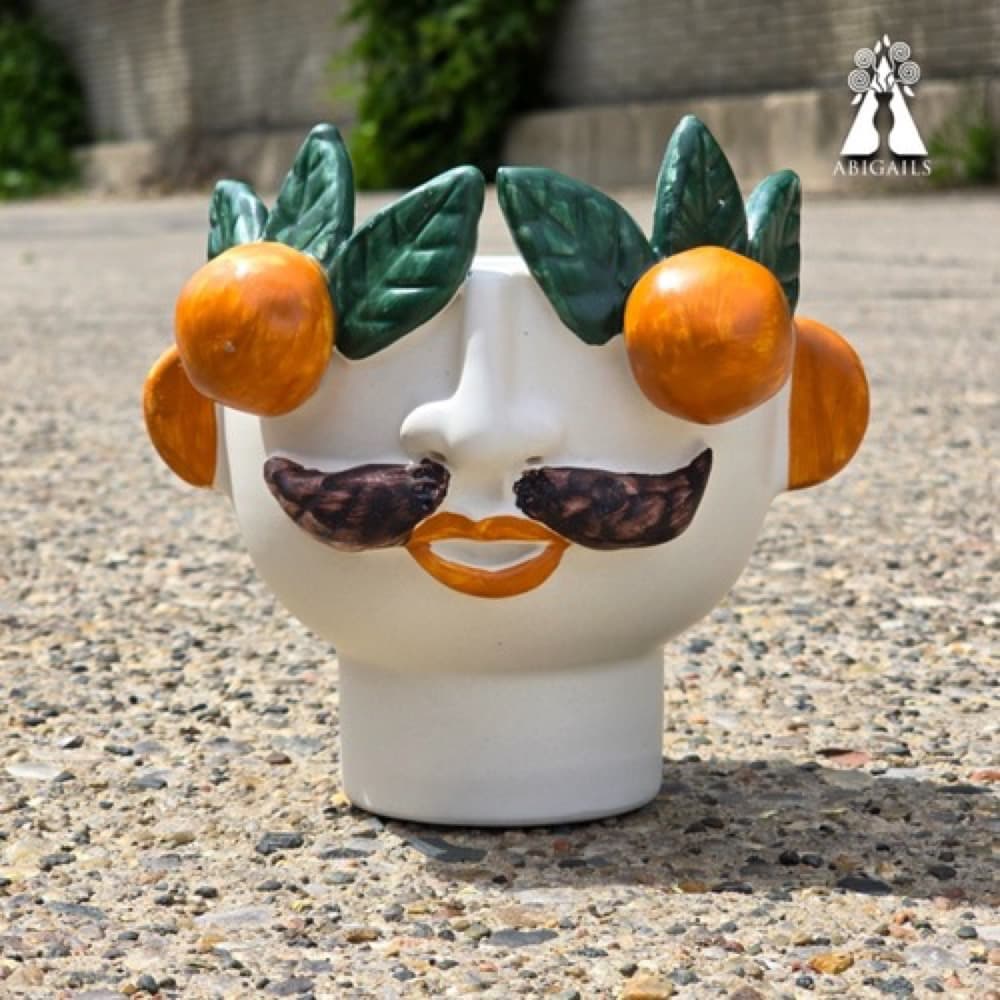 Studio Z Small Head with Mandarins Cachepot by Abigails - Image 2