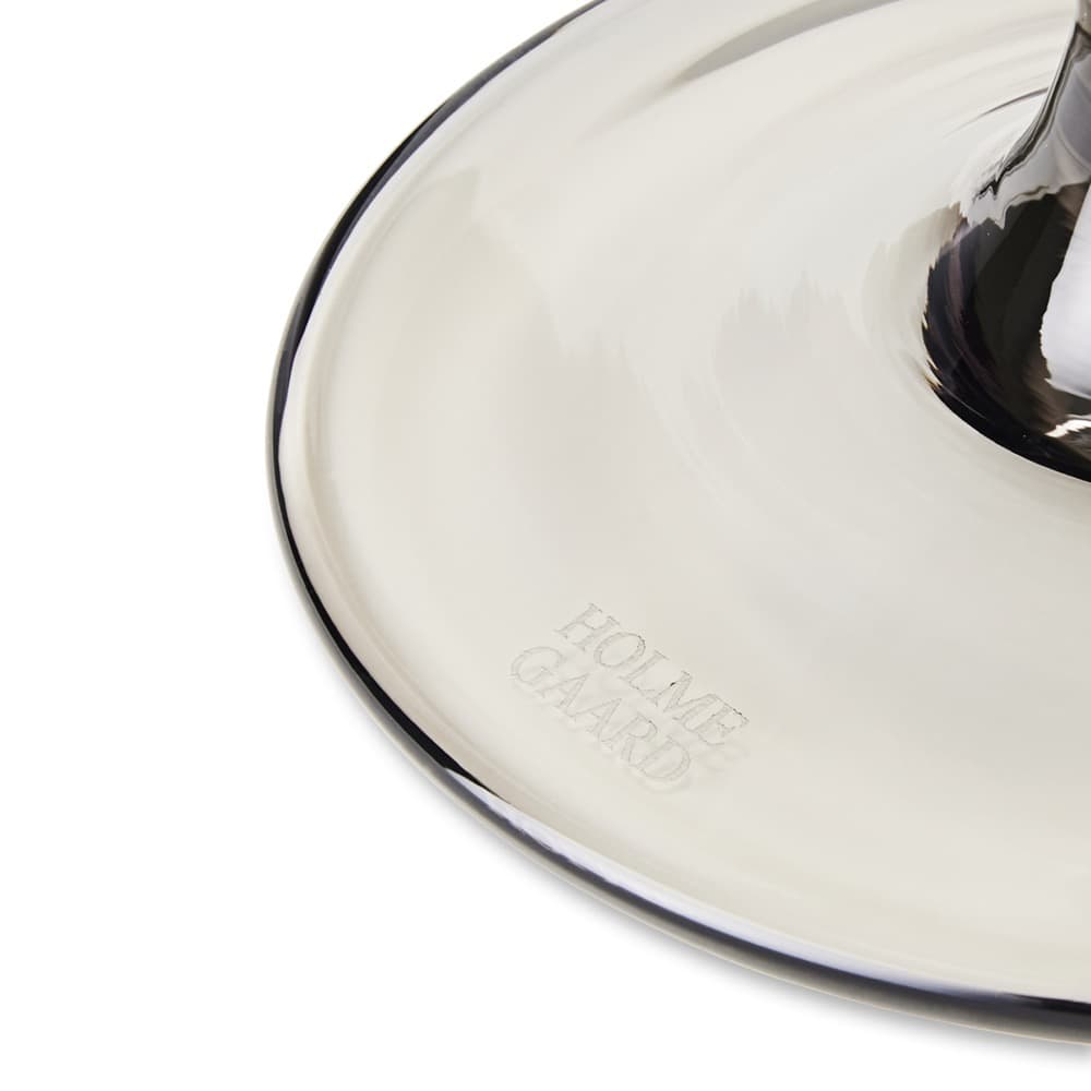 Flow Footed Glass 11.8 oz Smoke by Holmegaard - Image 4