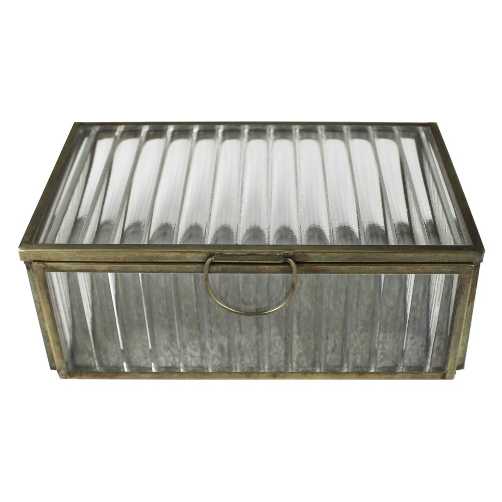Beacon Rectangular Glass Box by HomArt - Image 3