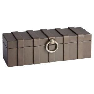 Smoke Grey Drake Box by J Kent Martin for Cyan Design