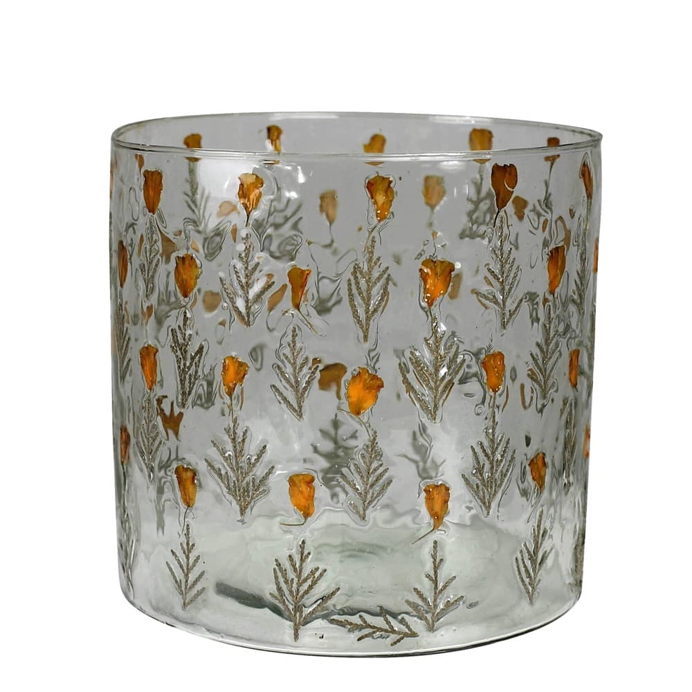 Tiny Flower Glass Hurricanes by HomArt - Image 2