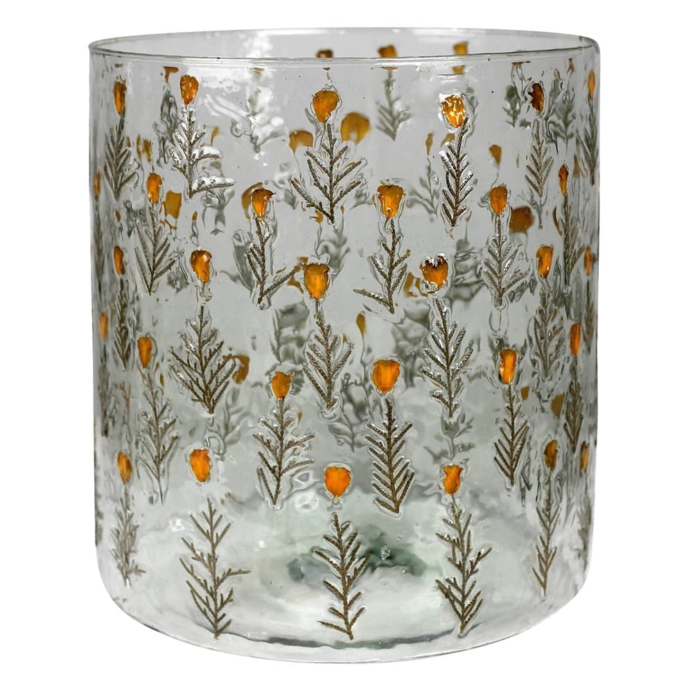 Tiny Flower Glass Hurricanes by HomArt