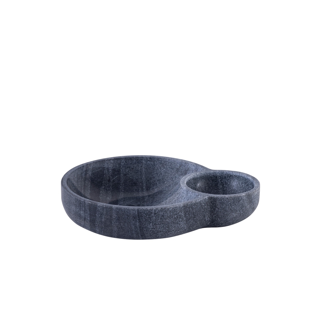 Black Marble Dip Bowl by BIDKhome