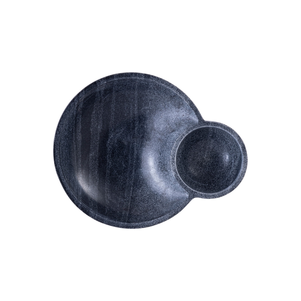 Black Marble Dip Bowl by BIDKhome - Image 4