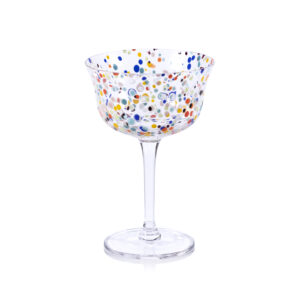 Spritz Confetti Cocktail Glasses, Set of 4 by Zodax