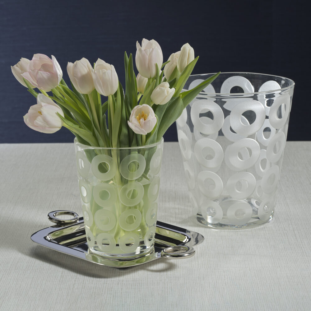 Deauville Glass Vase/Ice Bucket/Cande Holder, Small by Zodax - Image 4