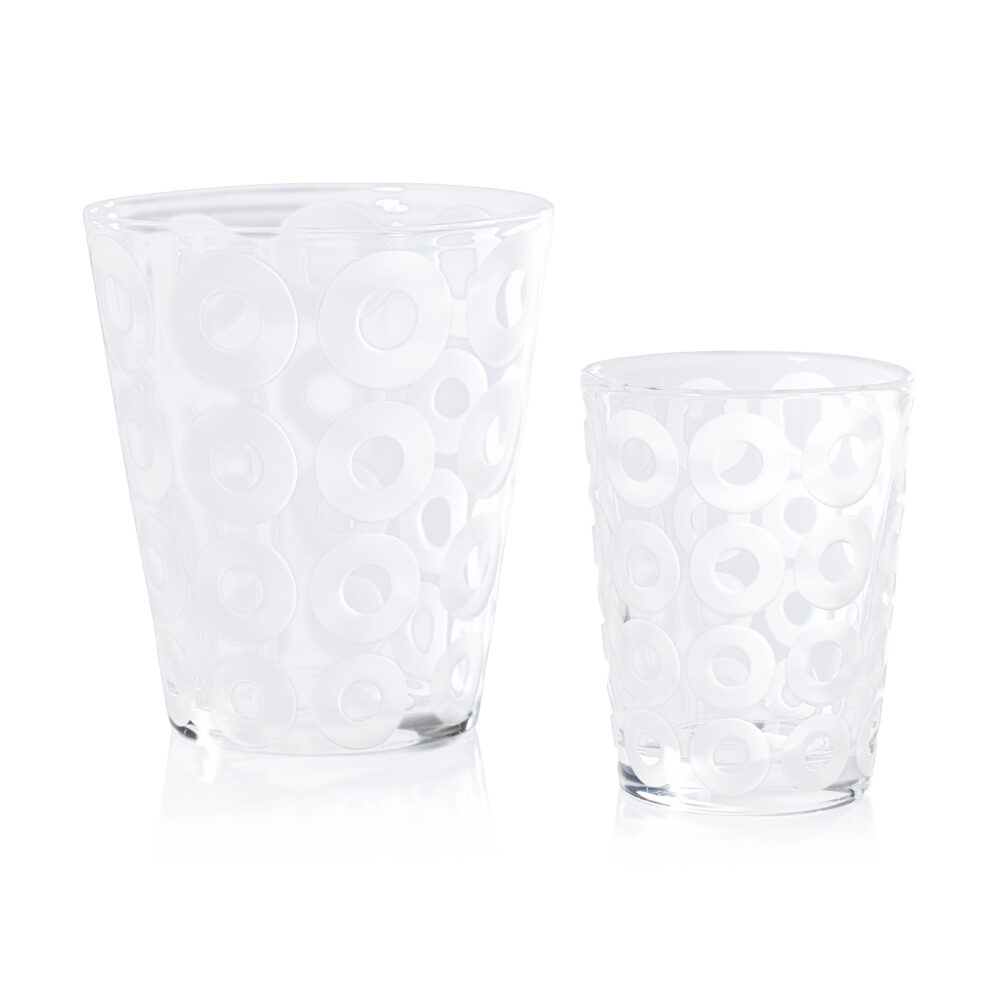Deauville Glass Vase/Ice Bucket/Cande Holder, Small by Zodax - Image 3