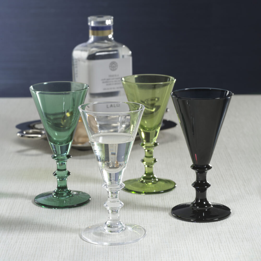 Lorraine 6,Piece Set Vintage Glass Cordial, Tarragon by Zodax - Image 4