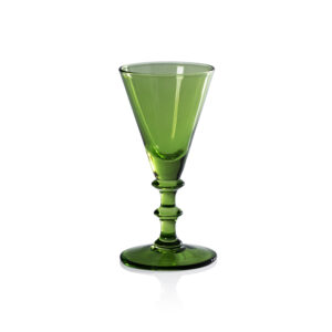 Lorraine 6,Piece Set Vintage Glass Cordial, Tarragon by Zodax