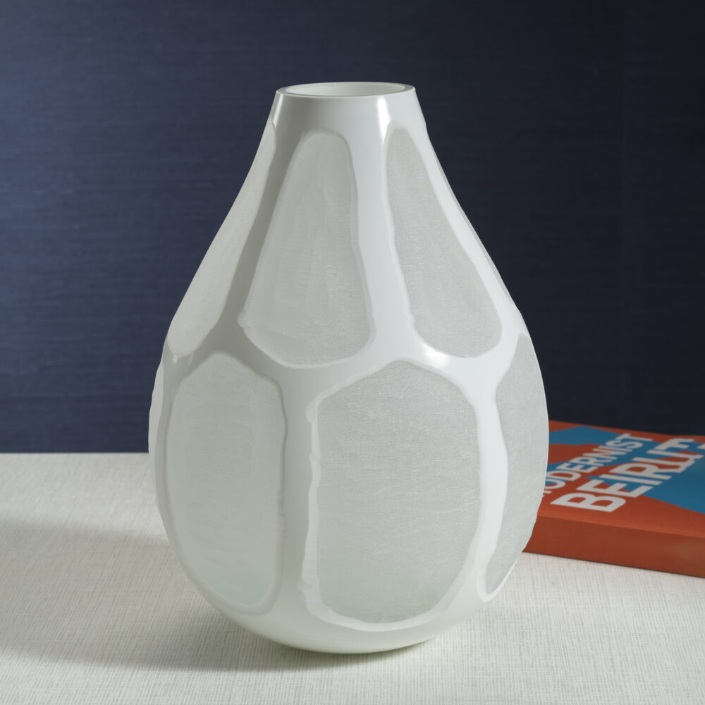 Cape Coral Glass Vase, Bud by Zodax - Image 3