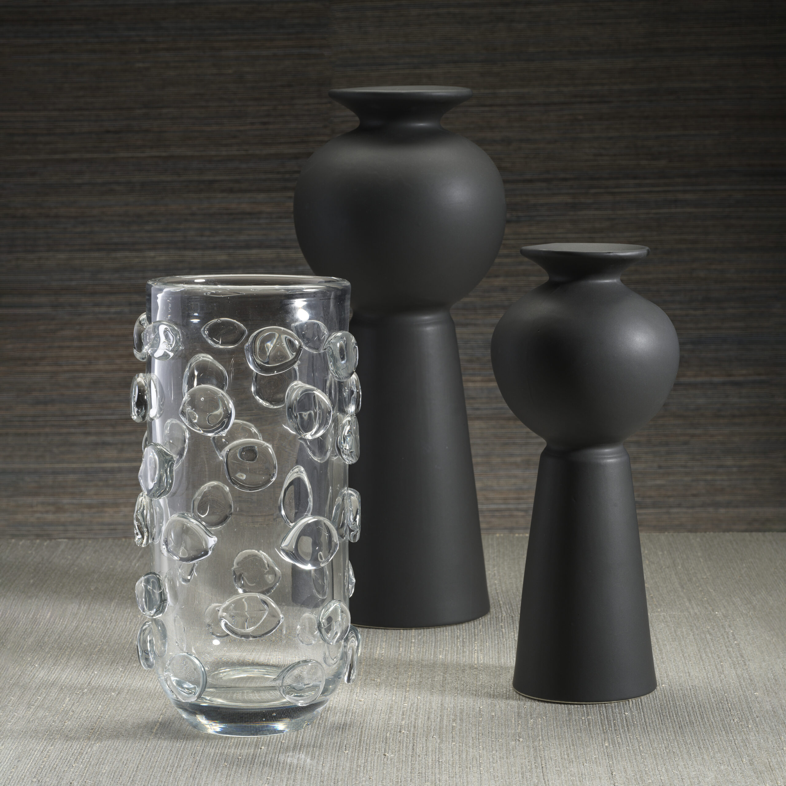 Kyoto Modern Stoneware Vase, Small by Zodax - Image 3