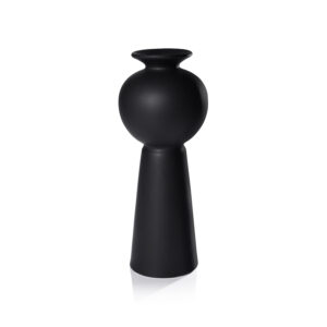 Kyoto Modern Stoneware Vase, Large by Zodax