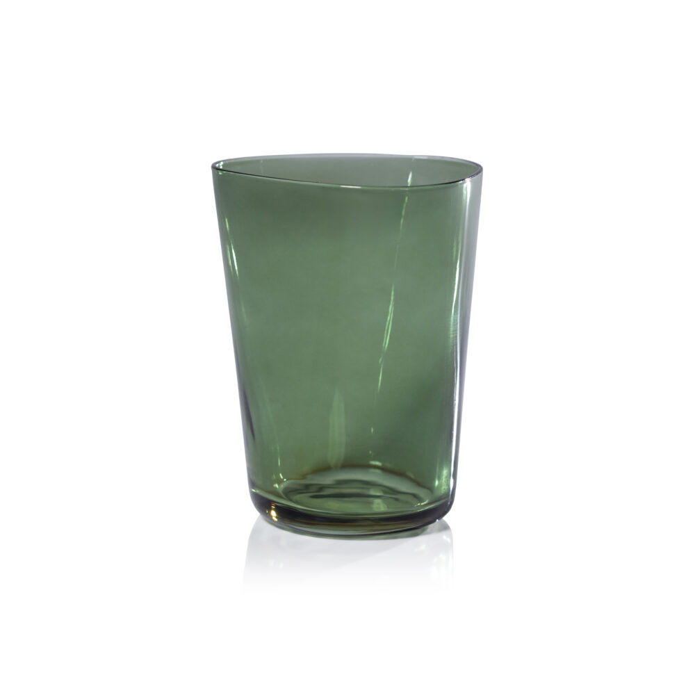 Summer Kampari 6,Piece Set Glass Tumblers, Green by Zodax - Image 2