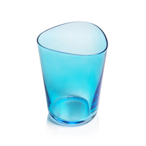 Summer Kampari 6,Piece Set Glass Tumblers, Aqua Blue by Zodax