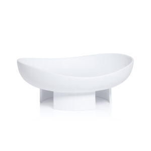 Kutani White Ceramic Bowl by Zodax