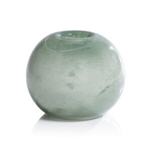 Lumen Sage Blown Glass Vase by Zodax