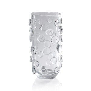 Celeste Tall Glass Vase / Hurricane, Clear by Zodax