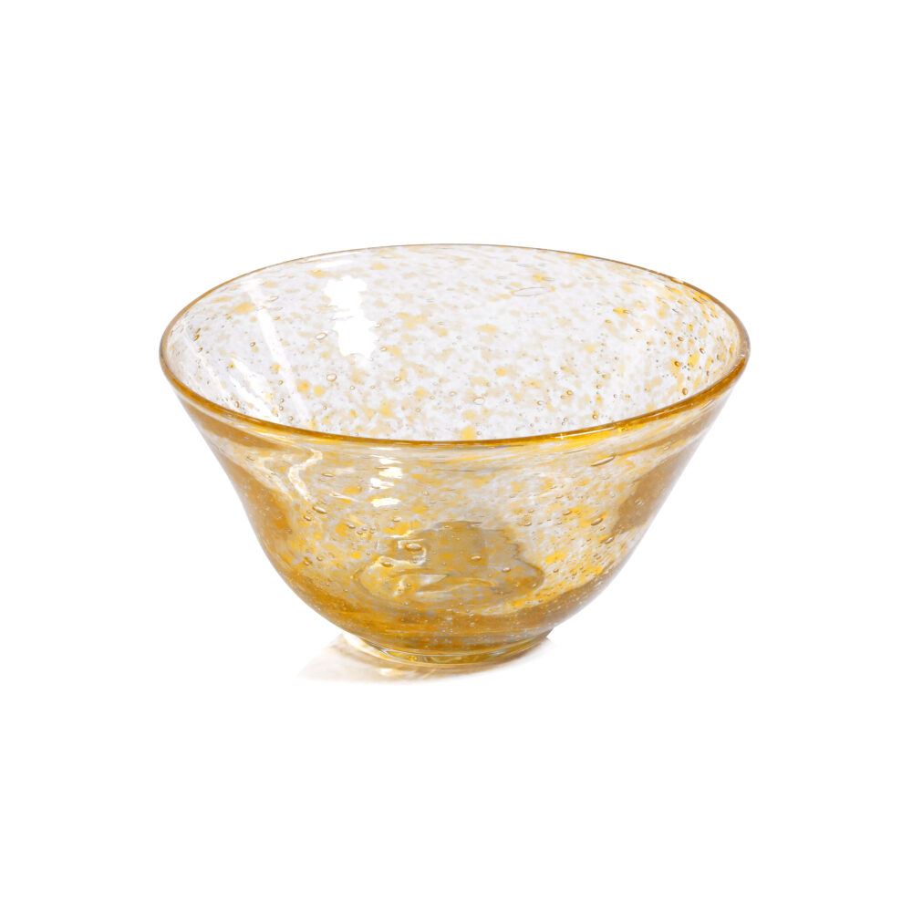 Antibes 4,Piece Set Glass Bowls, Yellow by Zodax