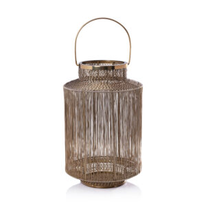 Menorca Decorative Metal Lantern, 14" by Zodax