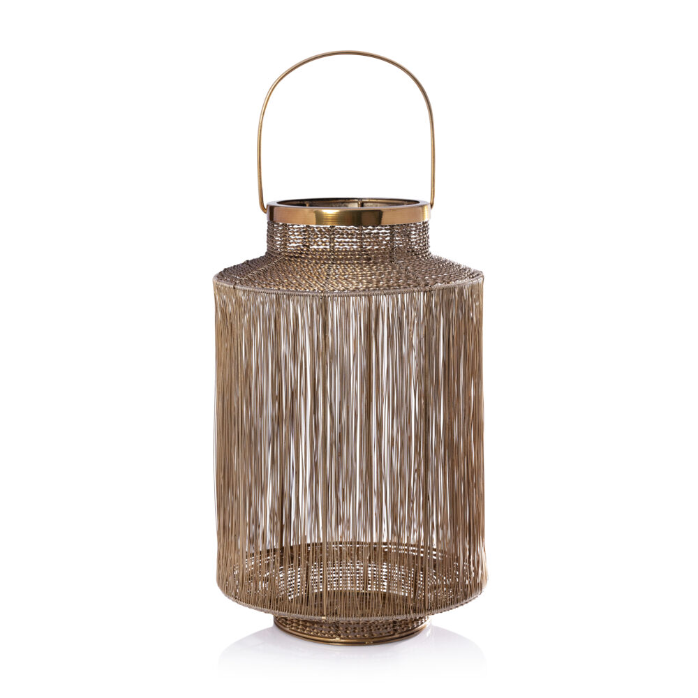 Menorca Decorative Metal Lantern, 16" by Zodax