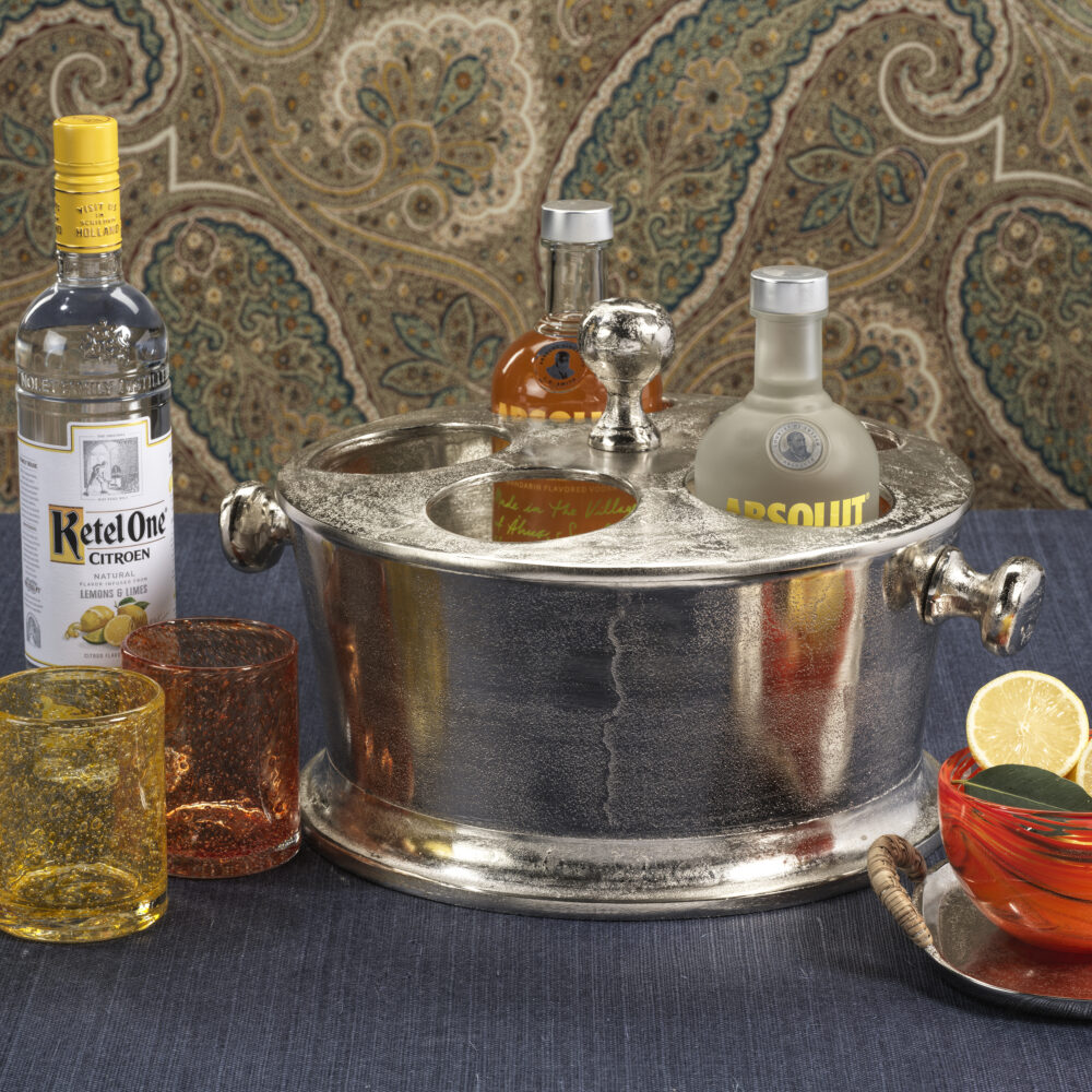 Serrano 5,Bottle Metal Wine Holder, Nickel by Zodax - Image 2