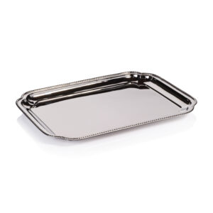 Andrea Polished Brass Tray, Large by Zodax