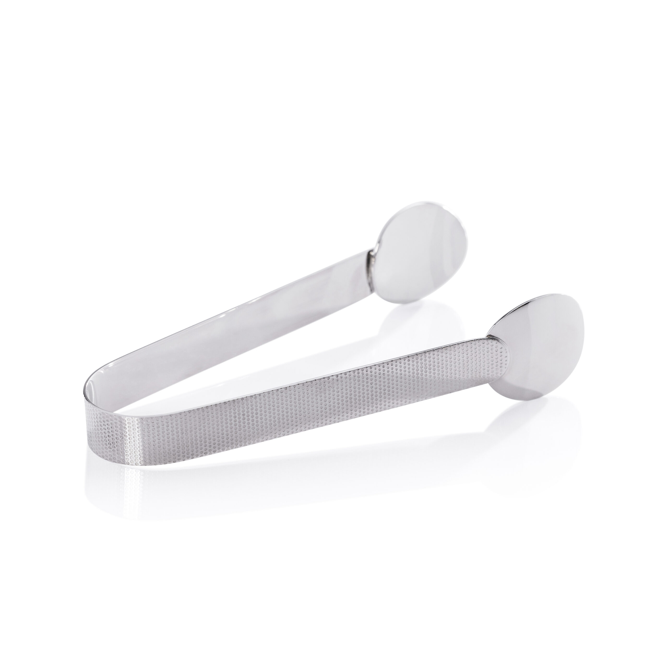 Spiga Textured Ice Tong, Nickel by Zodax
