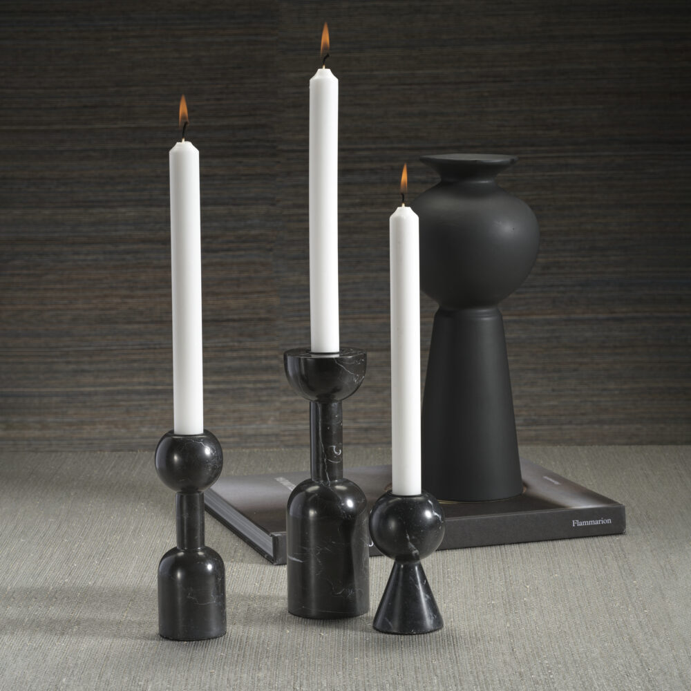 Kyoto Modern Taper Candle Holder, Style A by Zodax - Image 2