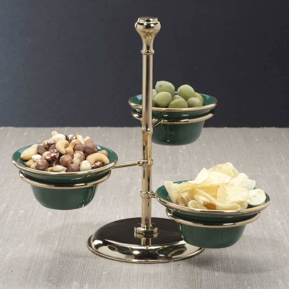 Monte Napoleone 3,Tier Condiment Bowl Set by Zodax - Image 2