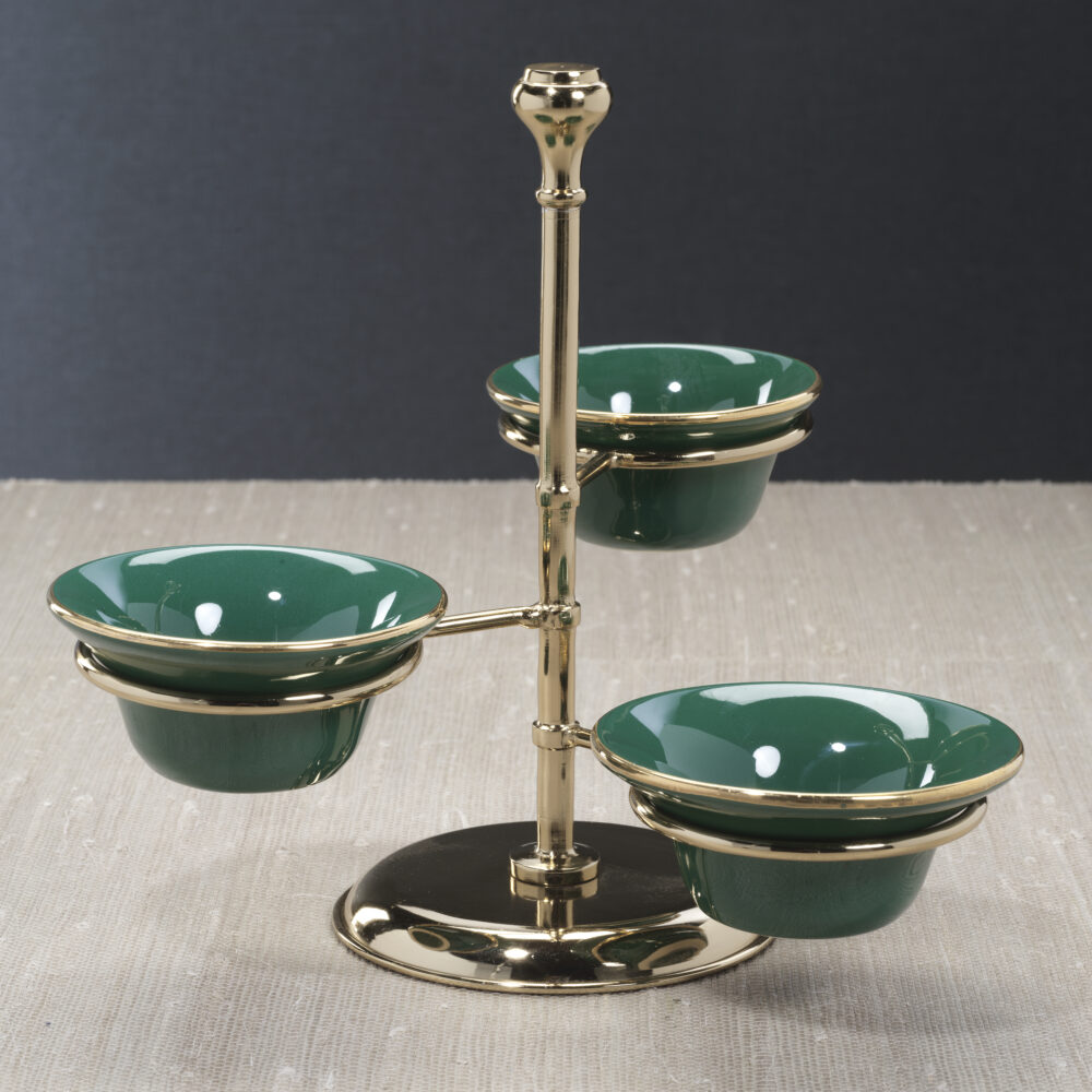 Monte Napoleone 3,Tier Condiment Bowl Set by Zodax - Image 3