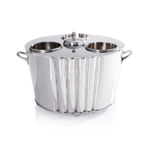 Dijon Brass 3,Bottle Wine / Champagne Cooler by Zodax
