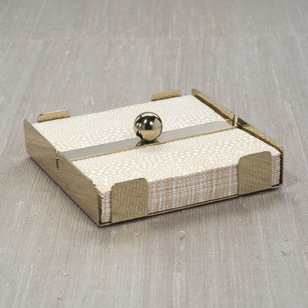 Basso Luncheon Napkin Holder, Gold by Zodax - Image 2