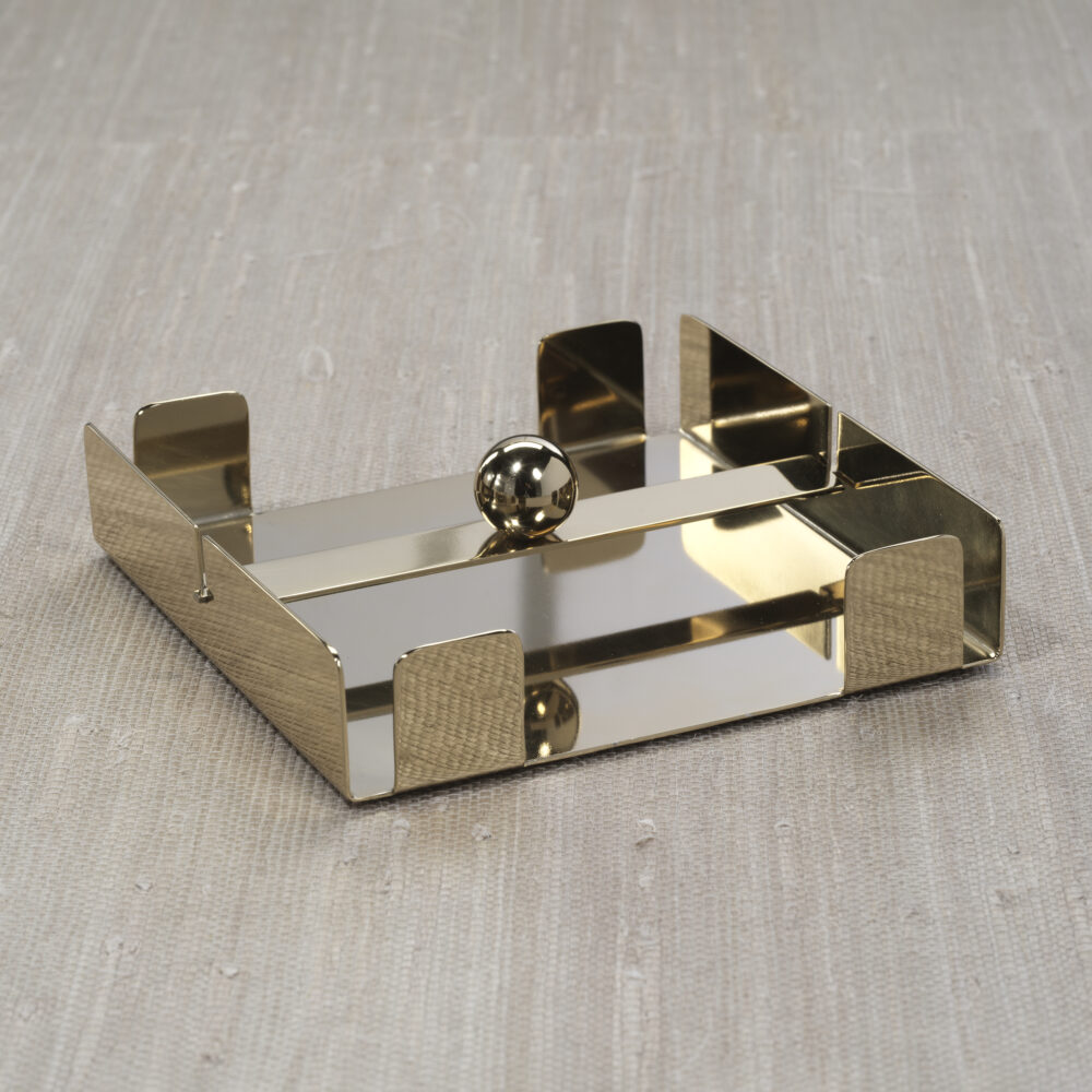 Basso Luncheon Napkin Holder, Gold by Zodax - Image 3