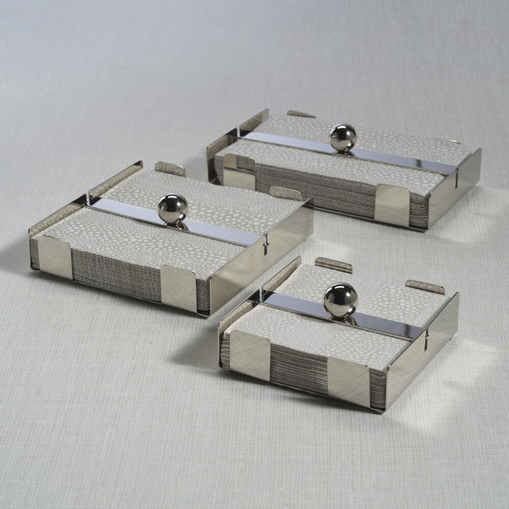 Basso Dinner Napkin Holder, Gold by Zodax - Image 2