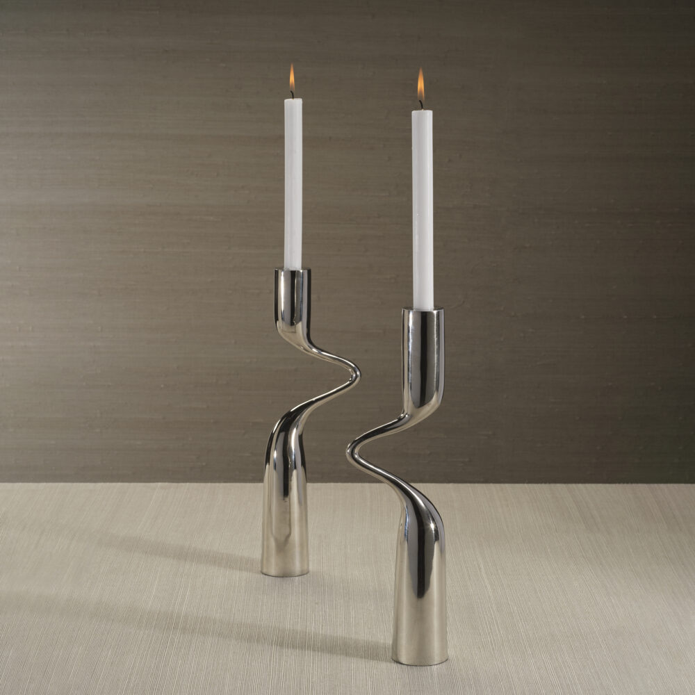 Liaison 2,Piece Metal Candle Holder Set by Zodax - Image 4