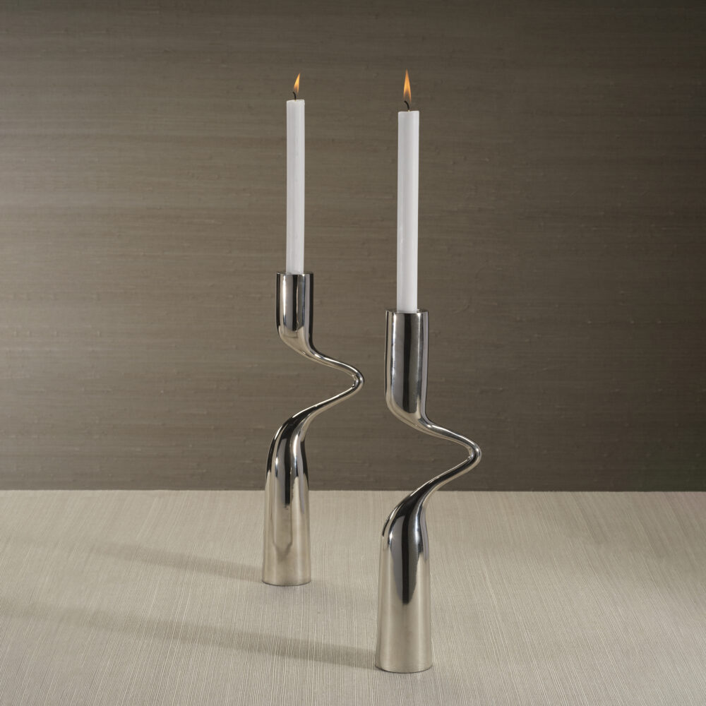 Liaison 2,Piece Metal Candle Holder Set by Zodax - Image 6