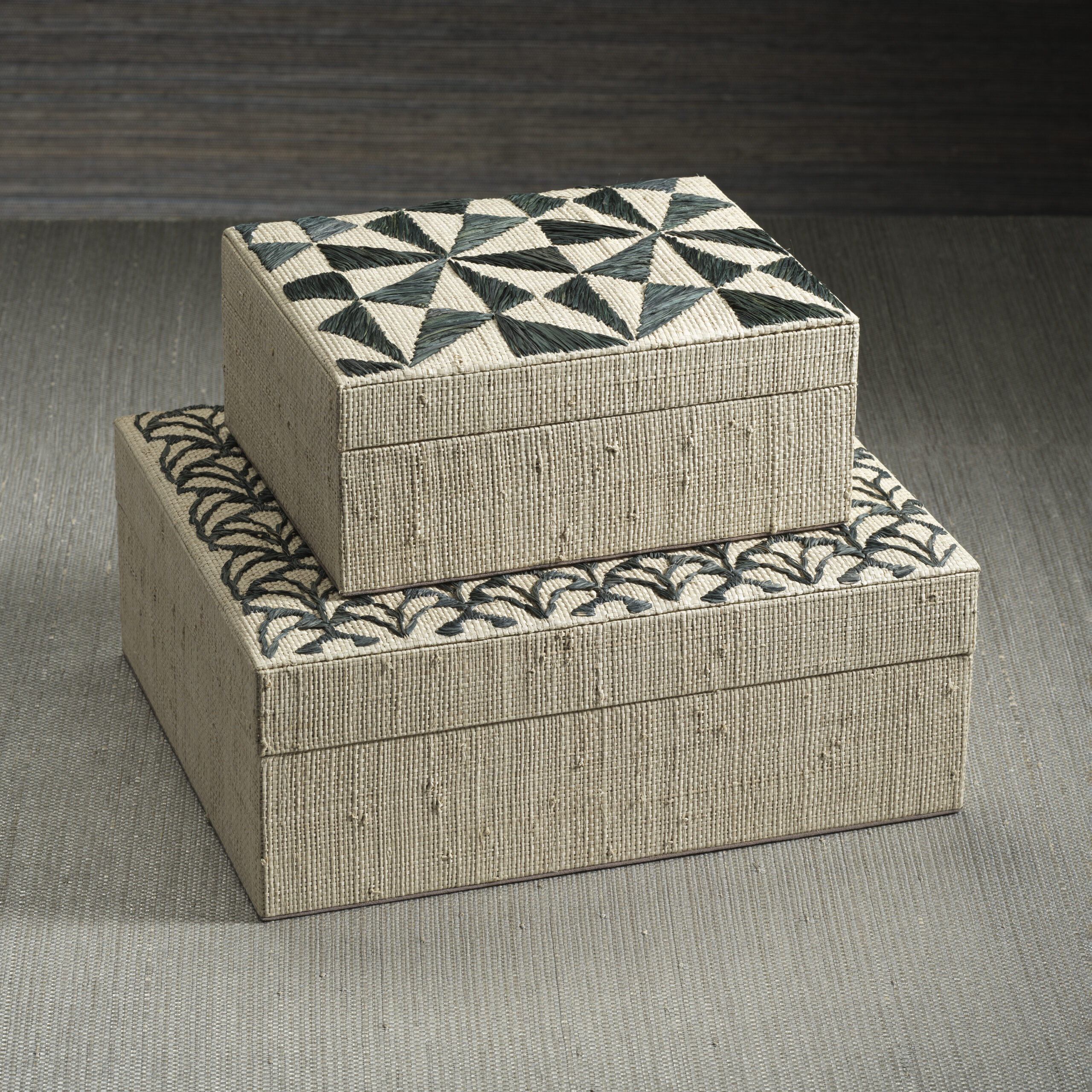 Canaria Petals Natural Fiber Raffia Decorative Box by Zodax - Image 6