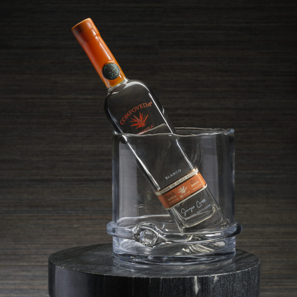 Claire Mouth-Blown Glass Champagne Bucket by Zodax - Image 3