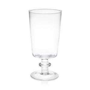 Palmilla Mouth Blown Glass Hurricane, 5.25" x 10.75" by Zodax
